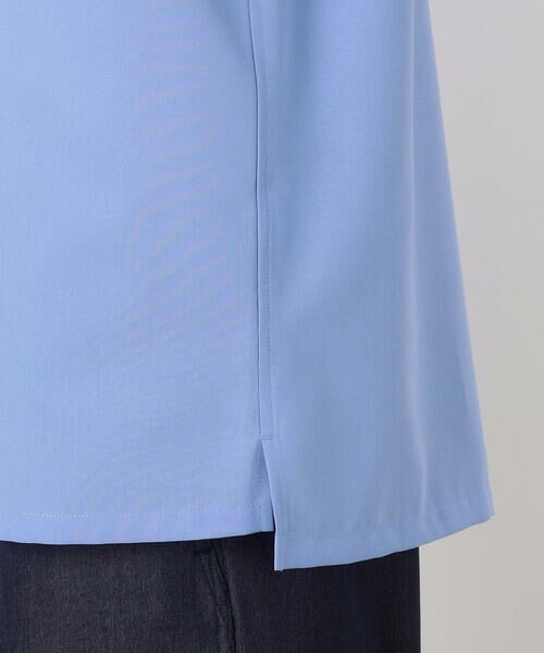 COMME CA ISM / コムサイズム シャツ・ブラウス | フェイクレイヤー リネンライクストレッチ 半袖 ボタンダウンシャツ | 詳細13