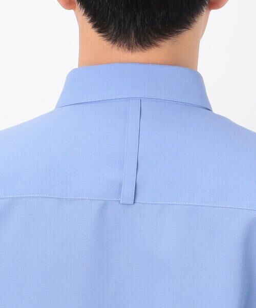 COMME CA ISM / コムサイズム シャツ・ブラウス | フェイクレイヤー リネンライクストレッチ 半袖 ボタンダウンシャツ | 詳細10