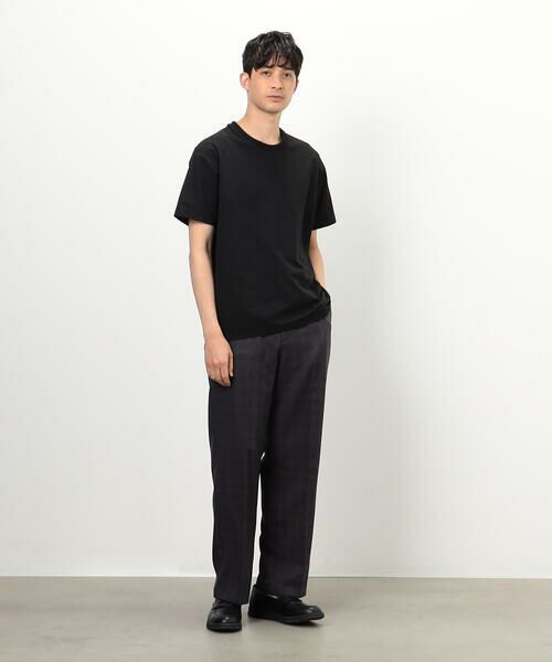 COMME CA ISM / コムサイズム Tシャツ | 梨地ジョーゼット ガムストレッチ Tシャツ | 詳細1