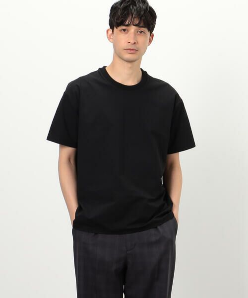 COMME CA ISM / コムサイズム Tシャツ | 梨地ジョーゼット ガムストレッチ Tシャツ | 詳細2