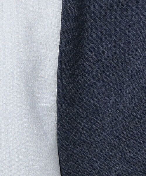 COMME CA ISM / コムサイズム Tシャツ | ウールライク布帛 袖切り替えＴシャツ | 詳細3