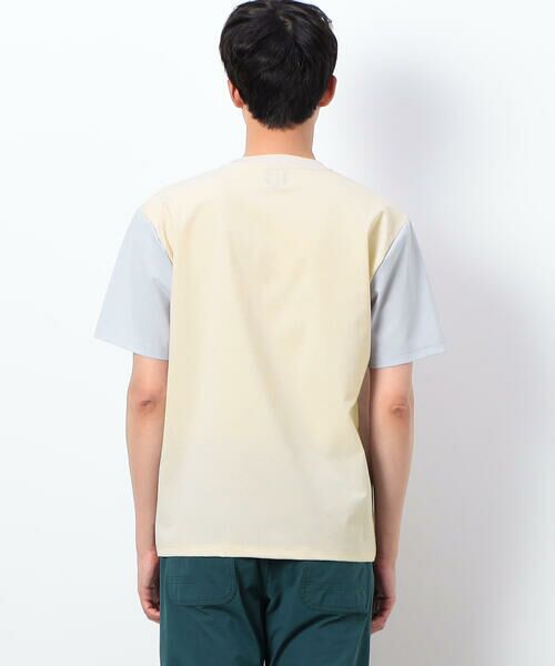 COMME CA ISM / コムサイズム Tシャツ | ウールライク布帛 袖切り替えＴシャツ | 詳細8