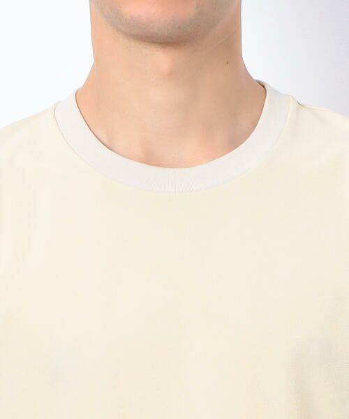 COMME CA ISM / コムサイズム Tシャツ | ウールライク布帛 袖切り替えＴシャツ | 詳細9
