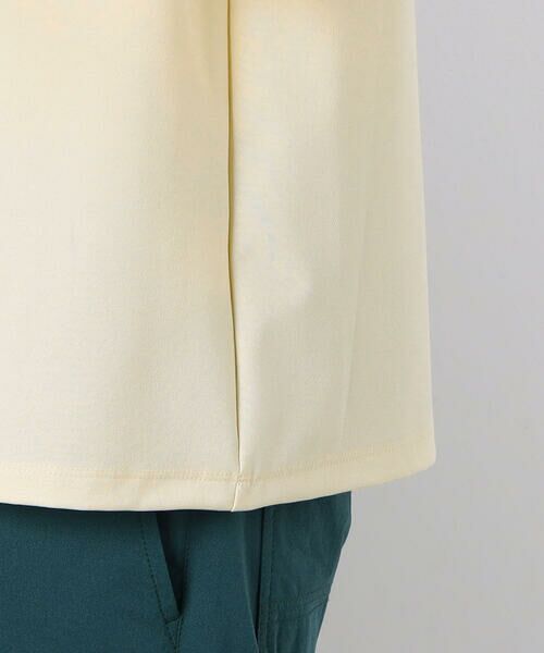 COMME CA ISM / コムサイズム Tシャツ | ウールライク布帛 袖切り替えＴシャツ | 詳細11
