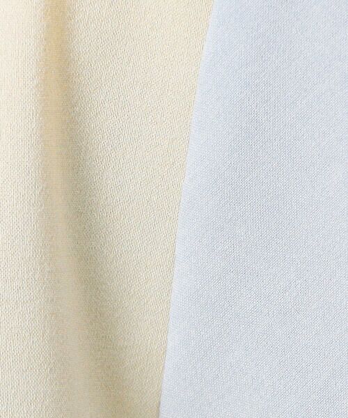 COMME CA ISM / コムサイズム Tシャツ | ウールライク布帛 袖切り替えＴシャツ | 詳細12