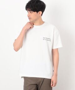 COMME CA ISM / コムサイズム Tシャツ | ＵＳＡコットン引き揃え天竺 ロゴＴシャツ