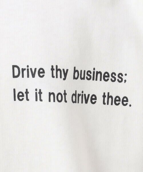 COMME CA ISM / コムサイズム Tシャツ | USAコットン引き揃え天竺 ロゴTシャツ | 詳細10