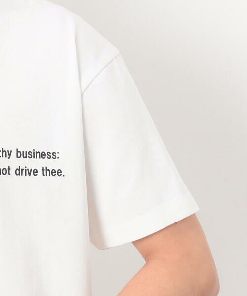 COMME CA ISM / コムサイズム Tシャツ | USAコットン引き揃え天竺 ロゴTシャツ | 詳細7