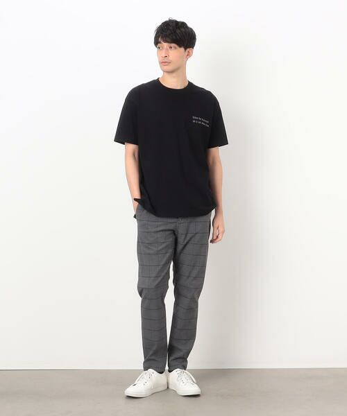 COMME CA ISM / コムサイズム Tシャツ | USAコットン引き揃え天竺 ロゴTシャツ | 詳細12