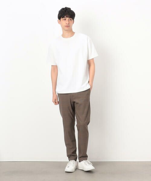 COMME CA ISM / コムサイズム Tシャツ | ＵＳＡコットン引き揃え天竺 バックプリントＴシャツ | 詳細1