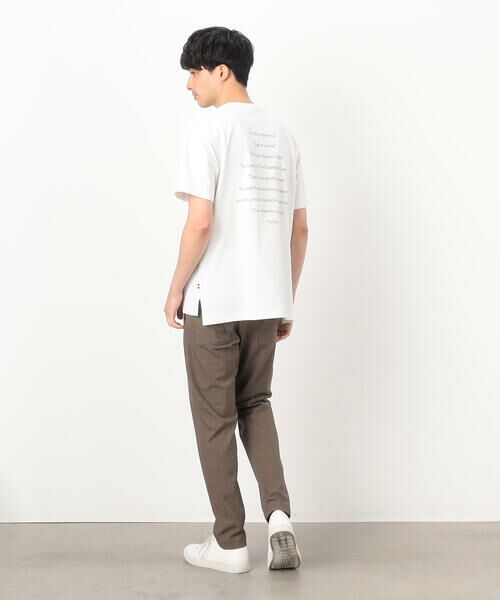 COMME CA ISM / コムサイズム Tシャツ | ＵＳＡコットン引き揃え天竺 バックプリントＴシャツ | 詳細2