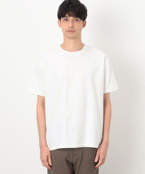 COMME CA ISM / コムサイズム Tシャツ | ＵＳＡコットン引き揃え天竺 バックプリントＴシャツ | 詳細5