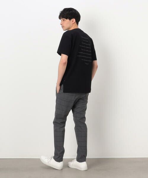 COMME CA ISM / コムサイズム Tシャツ | ＵＳＡコットン引き揃え天竺 バックプリントＴシャツ | 詳細15