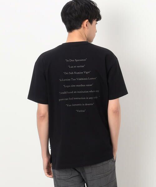 COMME CA ISM / コムサイズム Tシャツ | ＵＳＡコットン引き揃え天竺 バックプリントＴシャツ | 詳細16