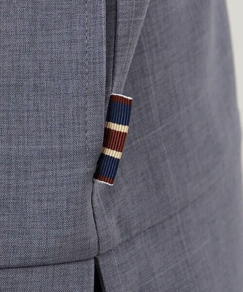 COMME CA ISM / コムサイズム パーカー | ウィンドペン柄 ５分袖 プルオーバーパーカ | 詳細15