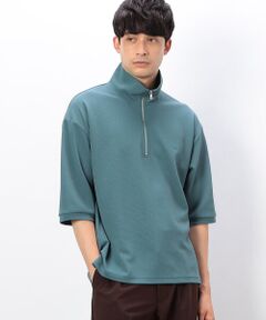 COMME CA ISM / コムサイズム カットソー | ハーフジップ プルオーバー