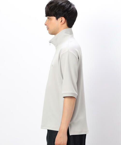 COMME CA ISM / コムサイズム カットソー | ハーフジップ プルオーバー | 詳細7