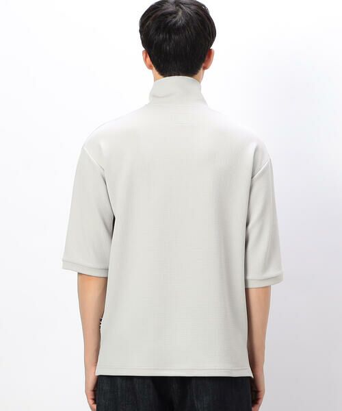 COMME CA ISM / コムサイズム カットソー | ハーフジップ プルオーバー | 詳細8