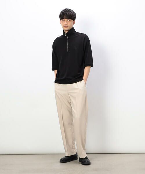 COMME CA ISM / コムサイズム カットソー | ハーフジップ プルオーバー | 詳細15