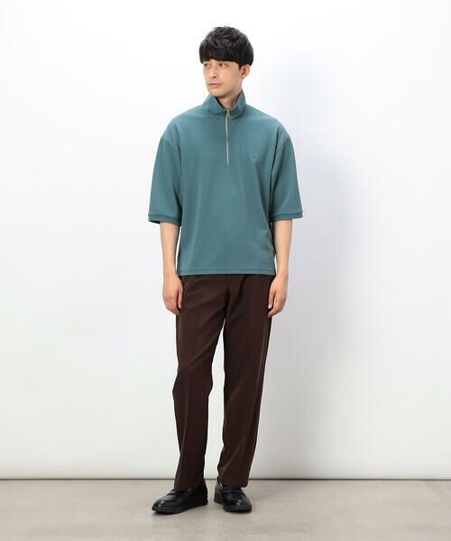 COMME CA ISM / コムサイズム カットソー | ハーフジップ プルオーバー | 詳細20