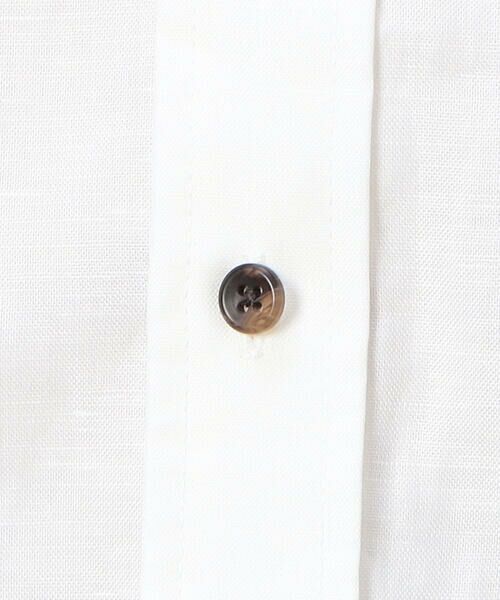 COMME CA ISM / コムサイズム シャツ・ブラウス | ハードマンズリネン スーピマコットン 7分袖 ボタンダウンシャツ | 詳細5