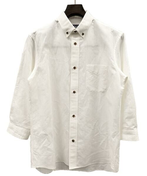 COMME CA ISM / コムサイズム シャツ・ブラウス | ハードマンズリネン スーピマコットン 7分袖 ボタンダウンシャツ | 詳細6