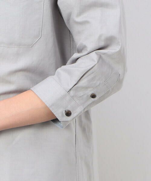 COMME CA ISM / コムサイズム シャツ・ブラウス | ハードマンズリネン スーピマコットン 7分袖 ボタンダウンシャツ | 詳細15