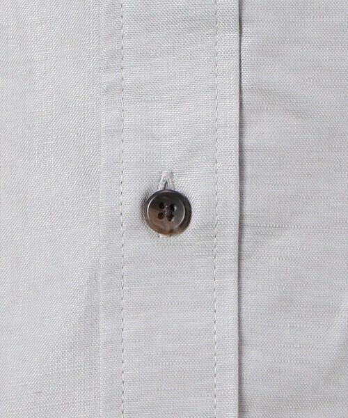 COMME CA ISM / コムサイズム シャツ・ブラウス | ハードマンズリネン スーピマコットン 7分袖 ボタンダウンシャツ | 詳細17