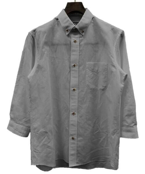 COMME CA ISM / コムサイズム シャツ・ブラウス | ハードマンズリネン スーピマコットン 7分袖 ボタンダウンシャツ | 詳細18