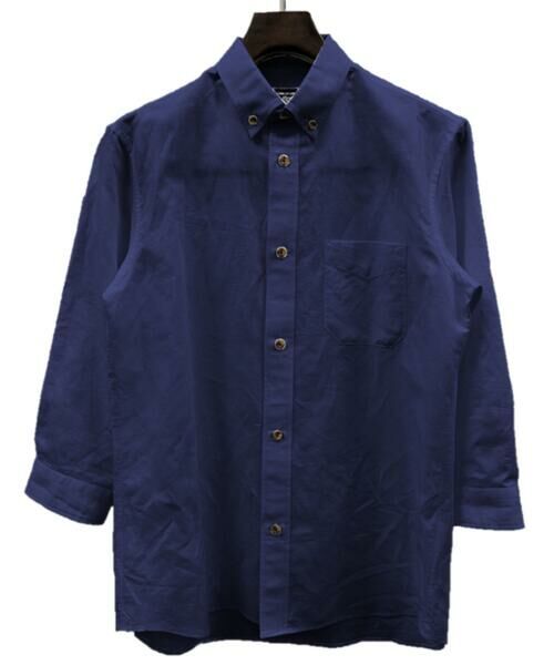 COMME CA ISM / コムサイズム シャツ・ブラウス | ハードマンズリネン スーピマコットン 7分袖 ボタンダウンシャツ | 詳細22