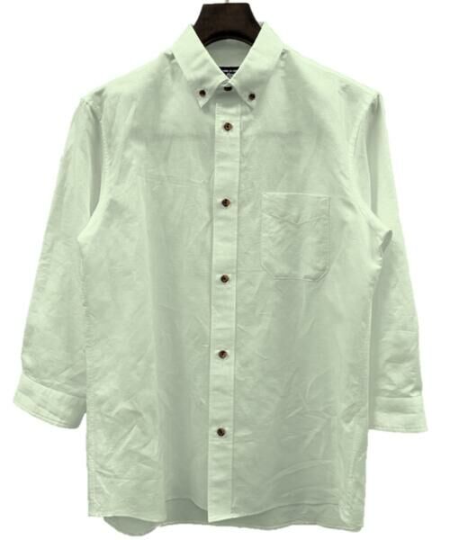 COMME CA ISM / コムサイズム シャツ・ブラウス | ハードマンズリネン スーピマコットン 7分袖 ボタンダウンシャツ | 詳細26