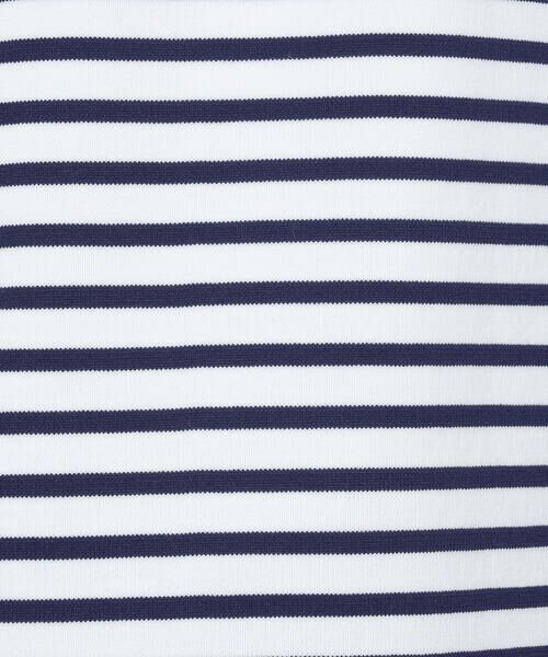 COMME CA ISM / コムサイズム Tシャツ | ウォッシャブル ボーダーニットTシャツ | 詳細4