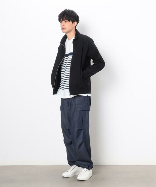 COMME CA ISM / コムサイズム Tシャツ | ウォッシャブル ボーダーニットTシャツ | 詳細2