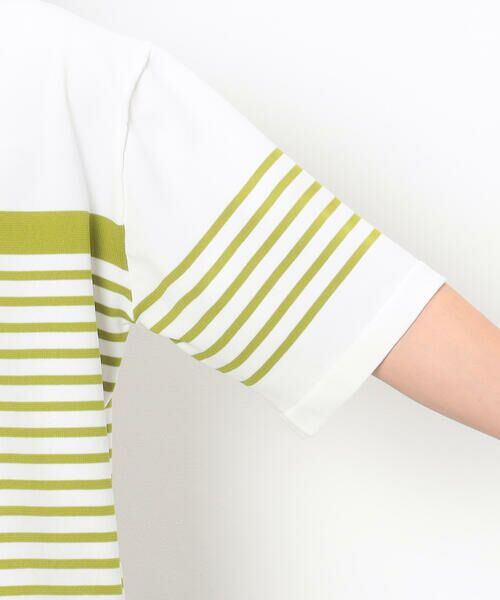 COMME CA ISM / コムサイズム Tシャツ | ウォッシャブル ボーダーニットTシャツ | 詳細11