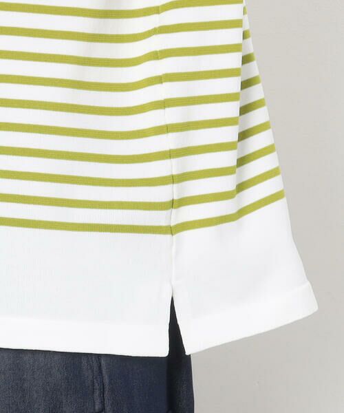 COMME CA ISM / コムサイズム Tシャツ | ウォッシャブル ボーダーニットTシャツ | 詳細12