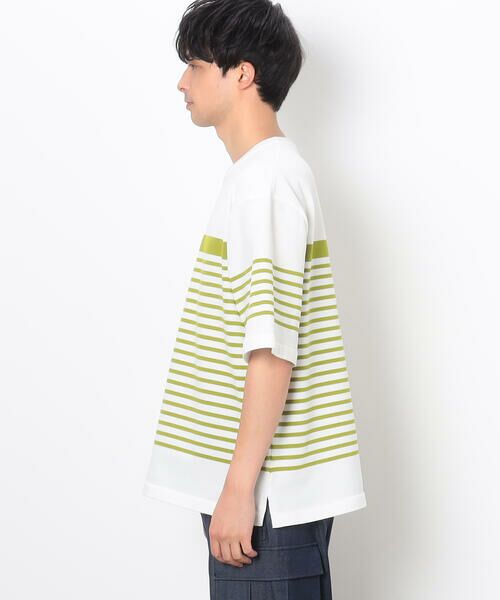 COMME CA ISM / コムサイズム Tシャツ | ウォッシャブル ボーダーニットTシャツ | 詳細8
