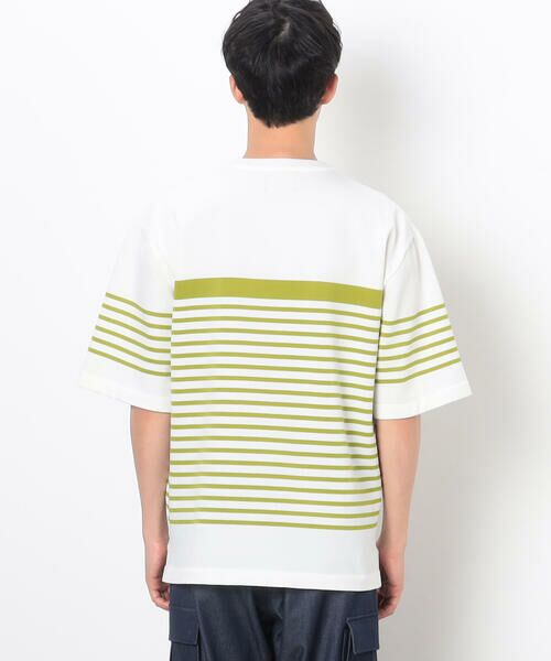 COMME CA ISM / コムサイズム Tシャツ | ウォッシャブル ボーダーニットTシャツ | 詳細9