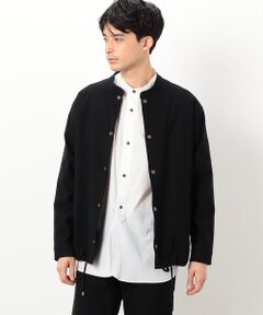 COMME CA ISM / コムサイズム テーラードジャケット | 【セットアップ対応】ガムストレッチ バンドカラー コーチジャケット