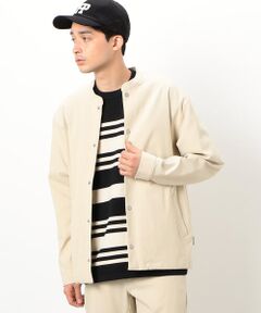 COMME CA ISM / コムサイズム テーラードジャケット | 【セットアップ対応】ガムストレッチ バンドカラー コーチジャケット