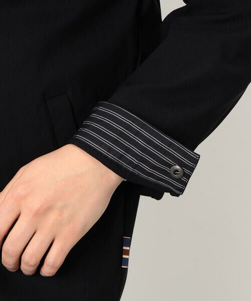 COMME CA ISM / コムサイズム テーラードジャケット | 【セットアップ対応】ガムストレッチ バンドカラー コーチジャケット | 詳細4