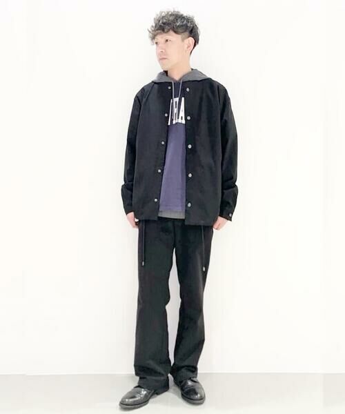 COMME CA ISM / コムサイズム テーラードジャケット | 【セットアップ対応】ガムストレッチ バンドカラー コーチジャケット | 詳細2