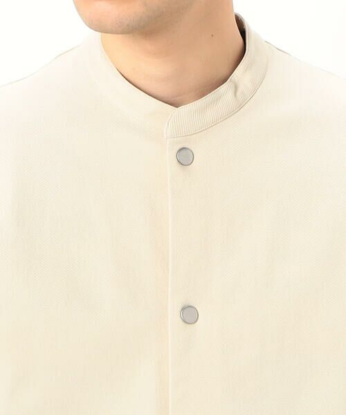 COMME CA ISM / コムサイズム テーラードジャケット | 【セットアップ対応】ガムストレッチ バンドカラー コーチジャケット | 詳細12