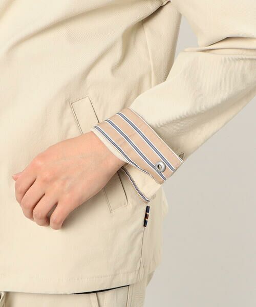 COMME CA ISM / コムサイズム テーラードジャケット | 【セットアップ対応】ガムストレッチ バンドカラー コーチジャケット | 詳細14