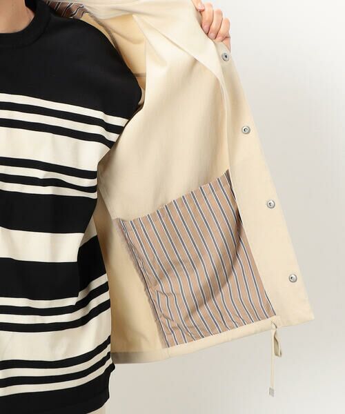 COMME CA ISM / コムサイズム テーラードジャケット | 【セットアップ対応】ガムストレッチ バンドカラー コーチジャケット | 詳細16