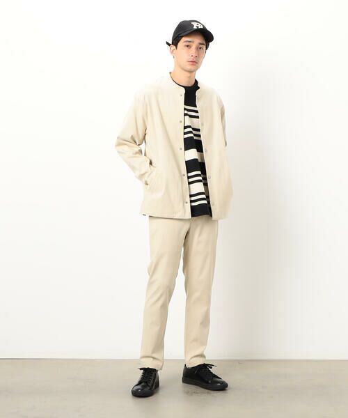 COMME CA ISM / コムサイズム テーラードジャケット | 【セットアップ対応】ガムストレッチ バンドカラー コーチジャケット | 詳細6