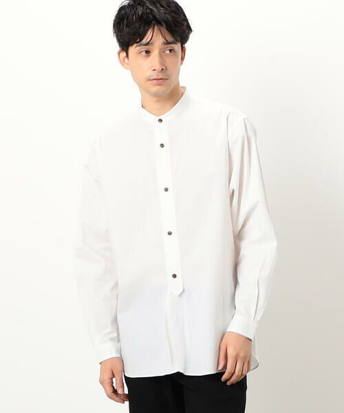 COMME CA ISM / コムサイズム シャツ・ブラウス | バンドカラーシャツ | 詳細3