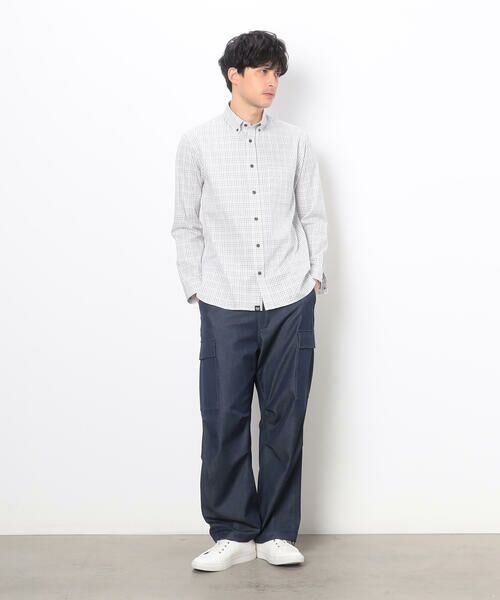 COMME CA ISM / コムサイズム シャツ・ブラウス | タッターソール ボタンダウンシャツ | 詳細1