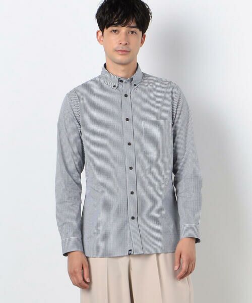 COMME CA ISM / コムサイズム シャツ・ブラウス | ギンガムチェック ボタンダウンシャツ | 詳細15