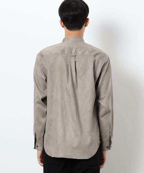 COMME CA ISM / コムサイズム シャツ・ブラウス | フェイクスエード バンドカラーシャツ | 詳細8