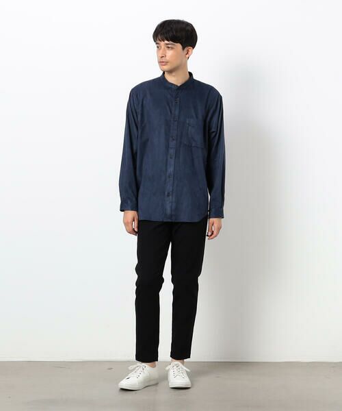 COMME CA ISM / コムサイズム シャツ・ブラウス | フェイクスエード バンドカラーシャツ | 詳細17